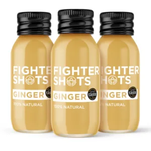 Fighter Shots 12x60ml Ginger Turmeric