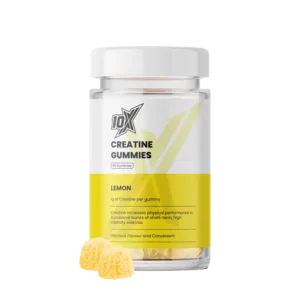 10X Athletic Creatine Gummies 60Softgels Lemon