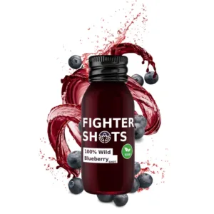 Fighter Shots 12x60ml Pure Wild Blueberry
